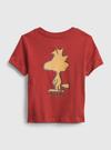 Erkek Bebek Kırmızı babyGap | %100 Organik Pamuk Peanuts Desenli T-Shirt