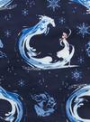 Kız Çocuk Mavi Disney Frozen %100 Organik Pamuklu Pijama Seti