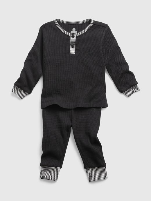 Erkek Bebek Siyah Uzun Kollu Takım
