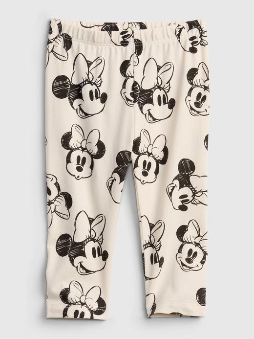 Kız Bebek Bej Disney Minnie Mouse Legging Tayt