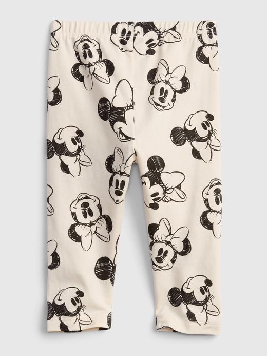 Kız Bebek Bej Disney Minnie Mouse Legging Tayt