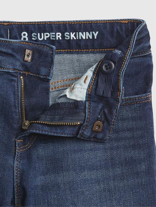 Kız Çocuk Lacivert Super Skinny Washwell™ Jean Pantolon