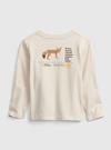 Erkek Bebek Kahverengi %100 Organik Pamuk National Geographic T-Shirt