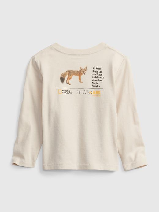 Erkek Bebek Kahverengi %100 Organik Pamuk National Geographic T-Shirt