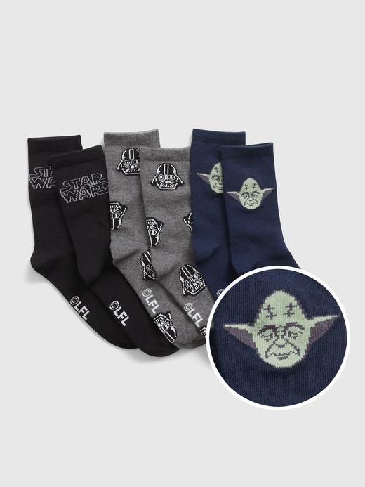 Erkek Çocuk Çok Renkli 3'lü Star Wars™ Çorap Seti