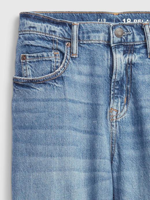 Genç Kız Mavi Teen Relaxed Tapered Vintage Washwell™ Jean Pantolon