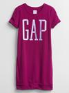 Kız Çocuk Mor Gap Logo Sweatshirt Elbise