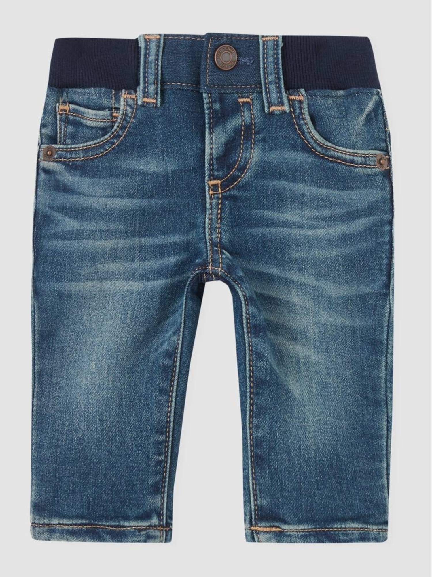 Gap %100 Organik Pamuk Pull-On Slim Jean Pantolon. 1