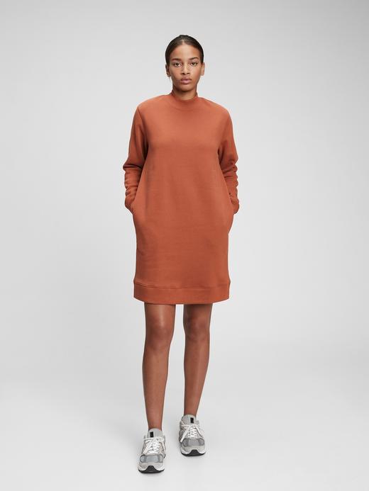Kadın Kahverengi Sweatshirt Elbise
