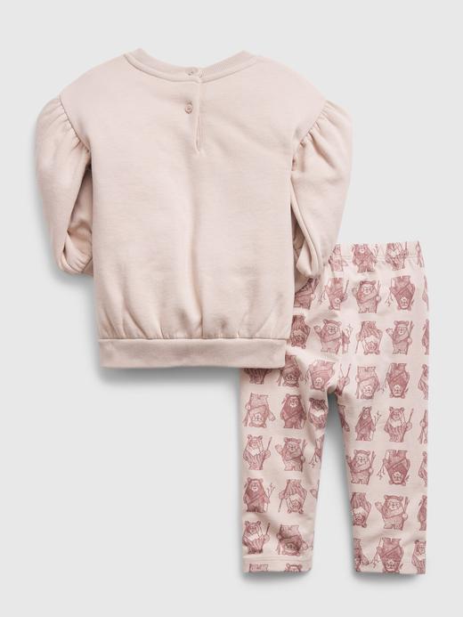 Kız Bebek Pembe %100 Organik Pamuk Star Wars™ ™ Outfit Set