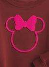 Kız Bebek Çok Renkli Disney Minnie Mouse Yuvarlak Yaka Sweatshirt