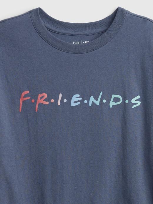 Genç Kız Lacivert Teen Friends Baskılı T-Shirt