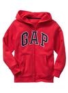 Erkek Çocuk Kırmızı Gap Logo Kapüşonlu Sweatshirt