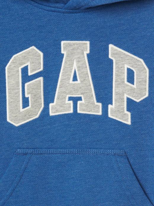 Erkek Bebek Kırmızı Gap Logo Kapüşonlu Sweatshirt
