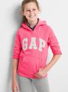 Kız Çocuk Gri Gap Logo Kapüşonlu Sweatshirt