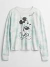 Kız Çocuk Mavi Disney Minnie Mouse ve Mickey Mouse T-Shirt