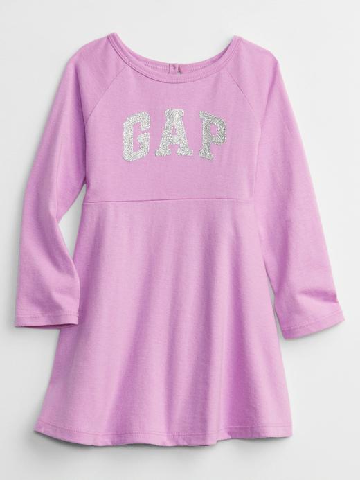 Kız Bebek Lila Gap Logo Elbise