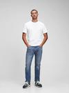 Erkek Mavi GapFlex Washwell™	Straight Jean