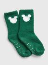 Bebek Yeşil Disney Mickey Mouse Cozy Çorap