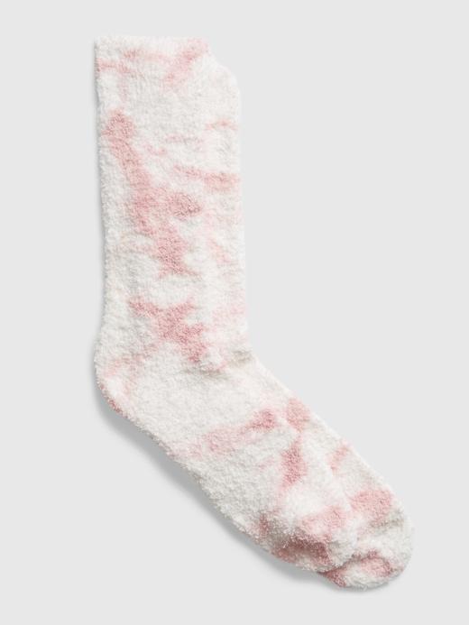 Kadın Pembe Dokulu Cozy Çorap