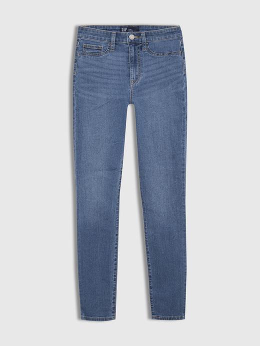 Kadın Mavi High Rise Favorite Jegging Jean Washwell™ Pantolon