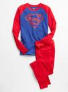 Erkek Çocuk Çok Renkli GapKids | DC™ Superman 100% Organik Pamuk Pijama Seti