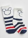 Bebek Çok Renkli Disney Mickey Mouse Grafik Baskılı Cozy Çorap
