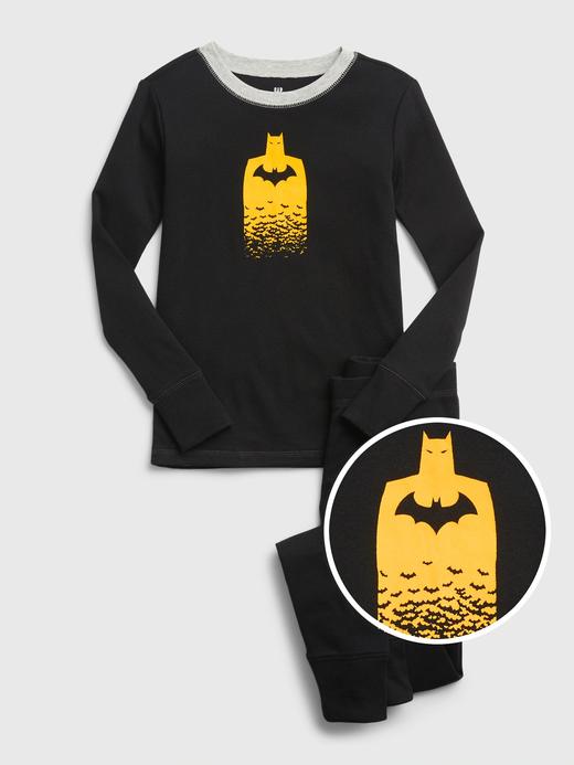 Erkek Çocuk Siyah DC™ Batman 100% Organik Pamuk Pijama Seti