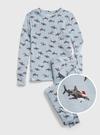 Erkek Çocuk Mavi 100% Organik Pamuk Pijama Seti