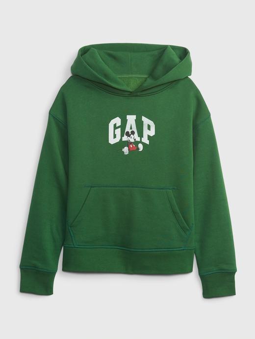 Erkek Çocuk Yeşil Gap x Disney Logo Sweatshirt