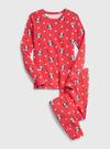 Kız Çocuk Kırmızı Disney Minnie Mouse 100% Organik Pamuk Pijama Seti