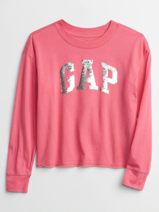 Kız Çocuk Pembe Gap Logo T-Shirt