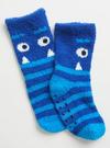 Bebek Mavi Grafik Baskılı Cozy Çorap