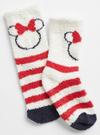 Bebek Beyaz Disney Minnie Mouse Cozy Grafik Baskılı Çorap