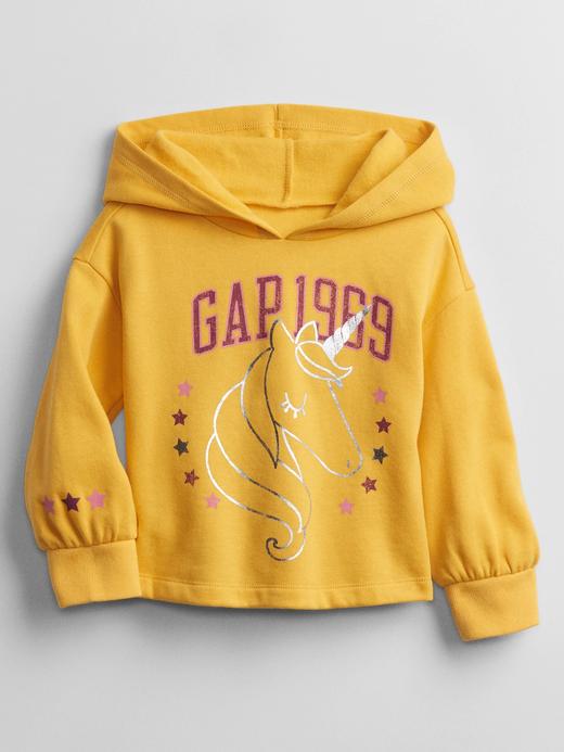 Kız Bebek Sarı Gap Logo Sweatshirt