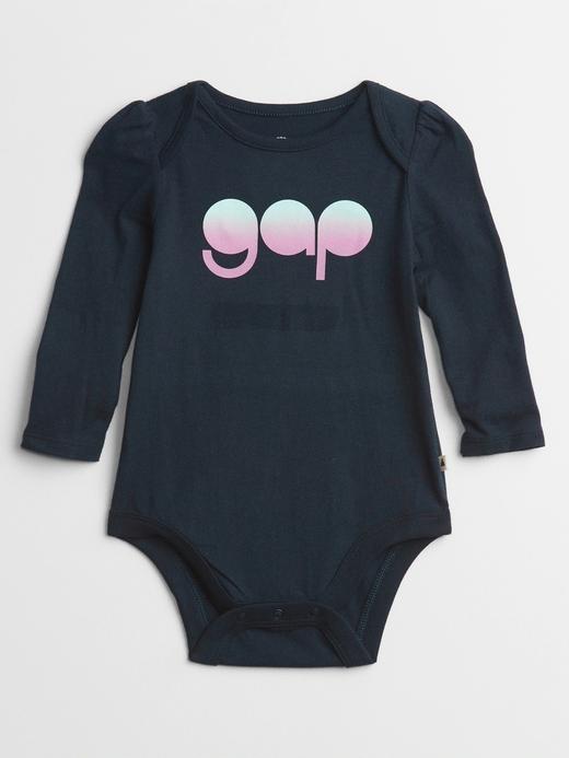Kız Bebek Lacivert Gap Logo Bodysuit