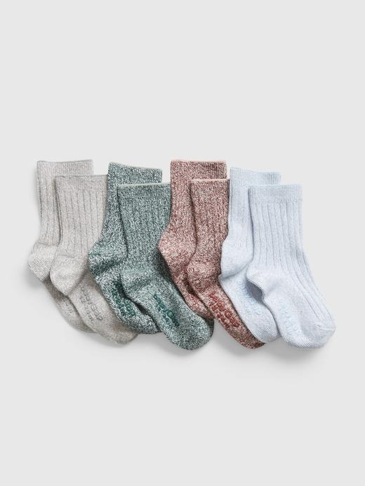Bebek Çok Renkli 4'lü Çorap Seti