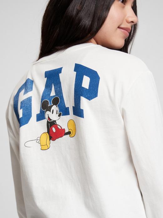 Erkek Çocuk Beyaz Gap x Disney Grafik Baskılı T-Shirt