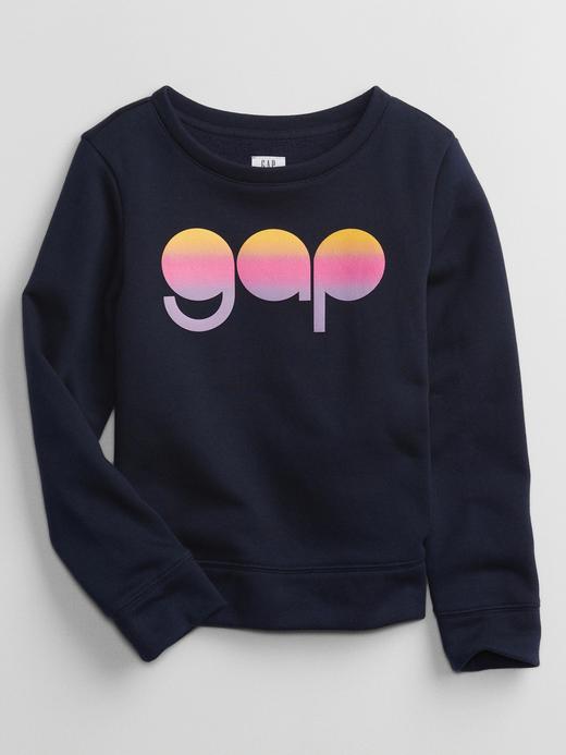 Kız Çocuk Lacivert Gap Logo Pullover Sweatshirt