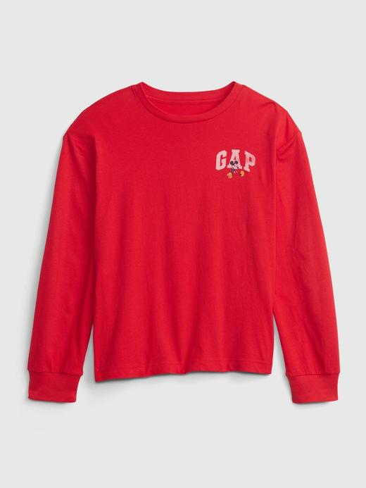 Erkek Çocuk Kırmızı Gap x Disney Grafik Baskılı T-Shirt