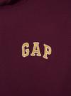 Erkek Bordo Waffle Örme Pullover Gap Logo Sweatshirt