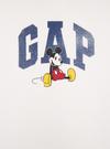 Erkek Beyaz Gap x Disney Logo Kapüşonlu Sweatshirt