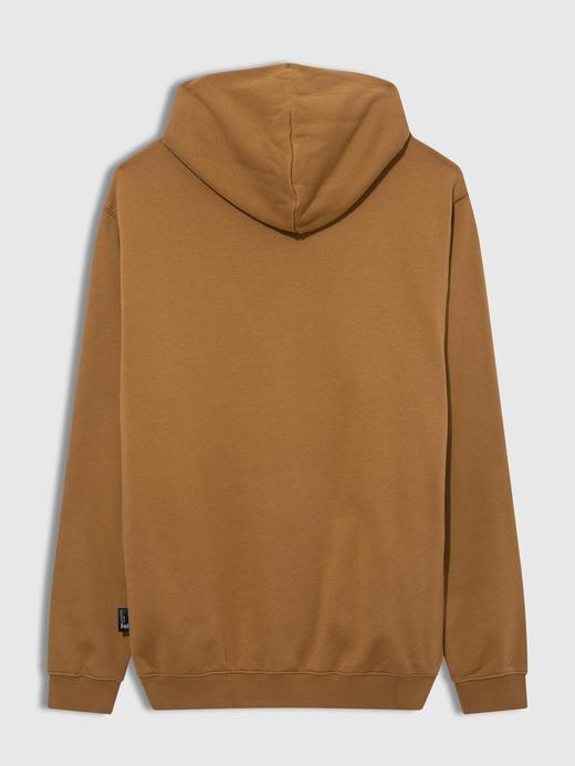 Erkek Kahverengi Gap x Disney Logo Kapüşonlu Sweatshirt