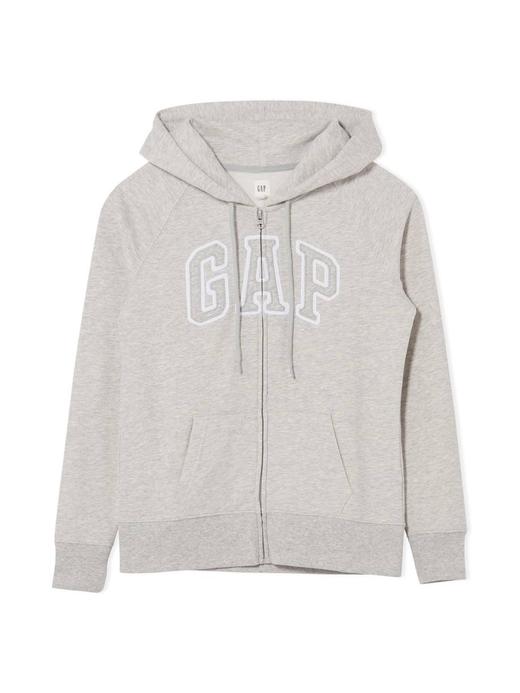 Kadınn Gri Gap Logo Kapüşonlu Sweatshirt