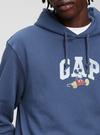 Erkek Yeşil Gap x Disney Logo Kapüşonlu Sweatshirt