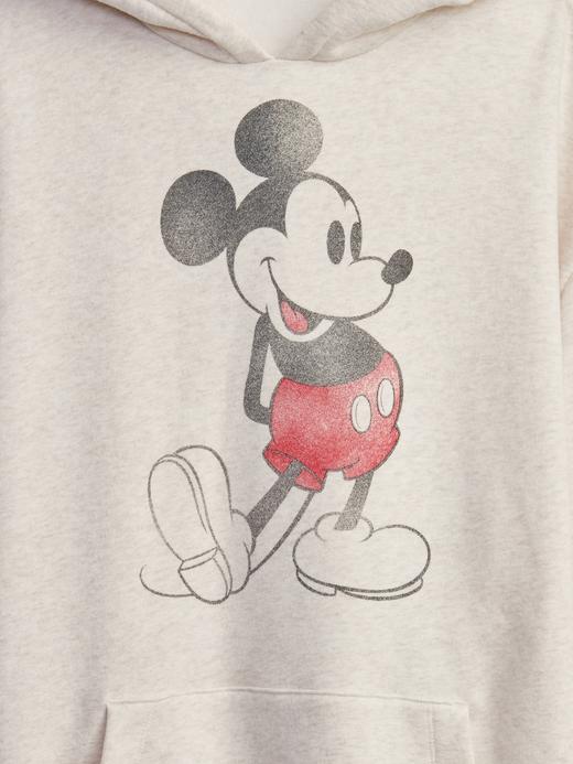  Gri Disney Mickey Mouse Oversized Sweatshirt