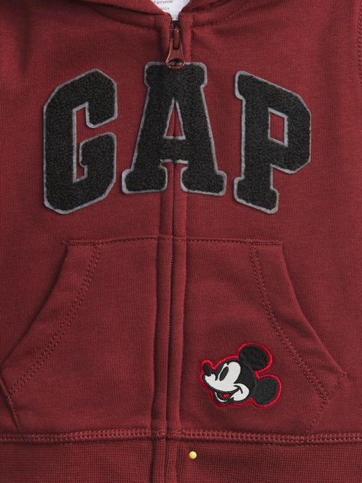 Erkek Bebek Kırmızı Gap Logo Disney Mickey Mouse Sweatshirt