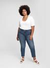Kadın Mavi Mid Rise Vintage Washwell™ Slim Pantolon