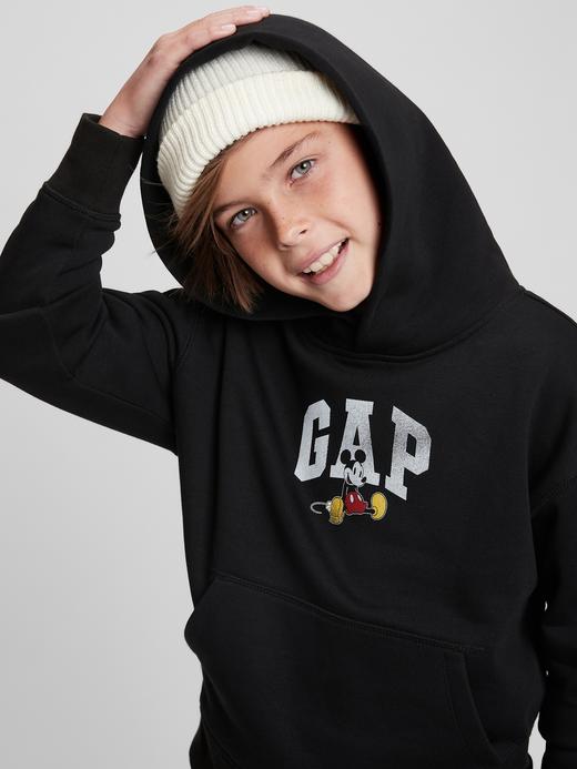 Erkek Çocuk Siyah Gap Disney Logo Sweatshirt