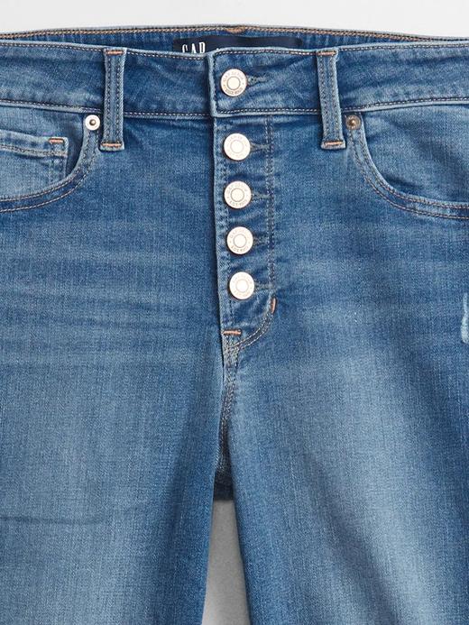 Kadın Mavi High Rise  Washwell™ Jegging Pantolon